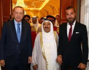 اردوغان مع ابطال مسلسل قيامة أرطغرل