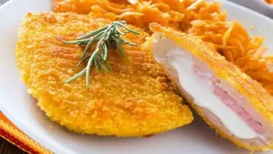 طريقة عمل الكوردن بلو باللحم فتكات الشيف شربيني