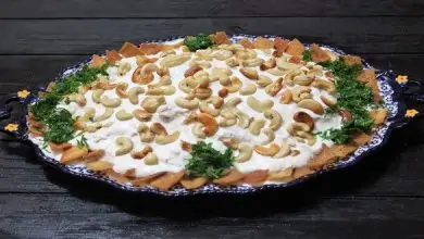 طريقة عمل الفتة السورية بالدجاج منال العالم