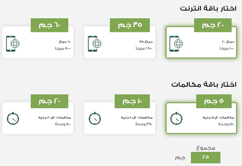 تفاصيل باقة دماغ تانية اتصالات