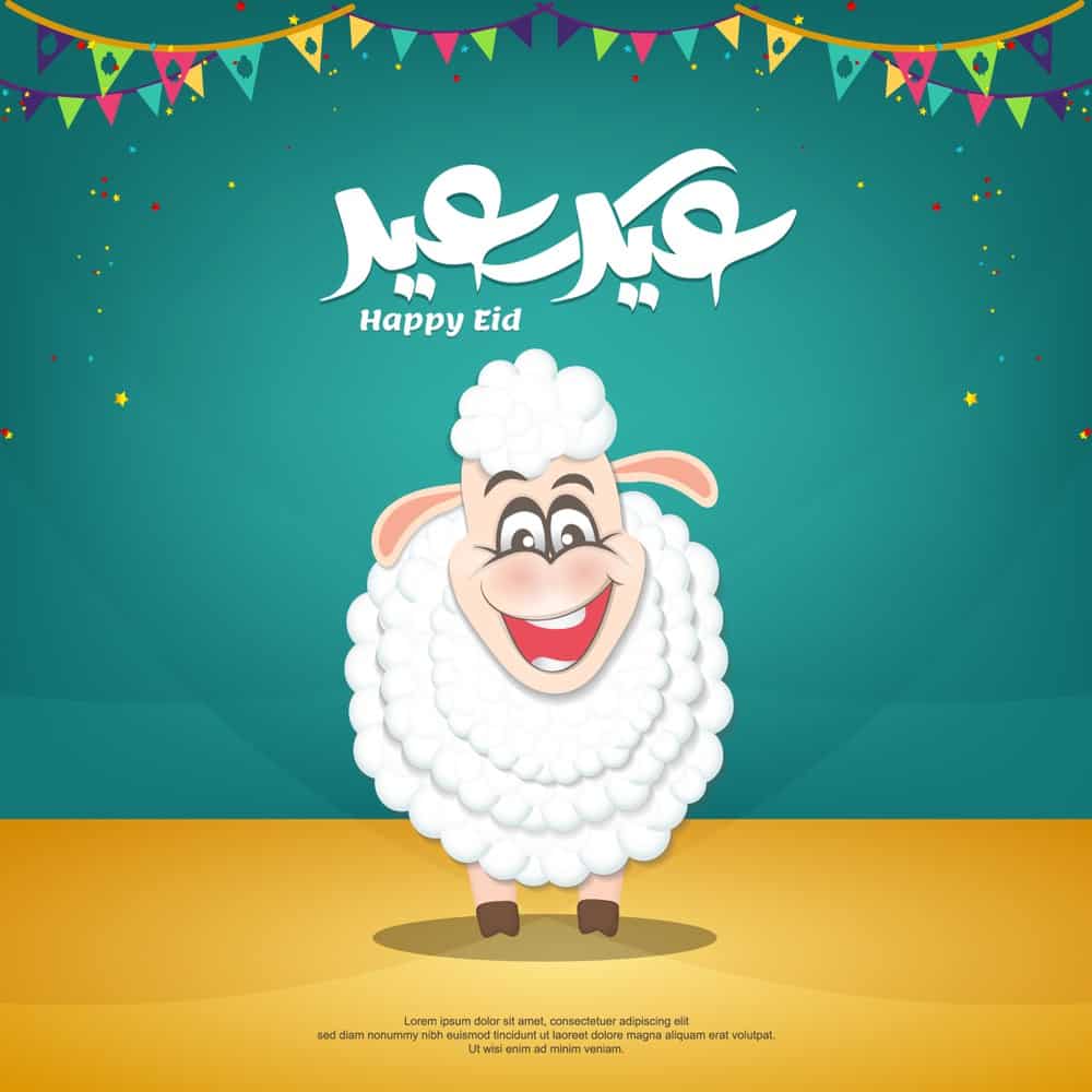 خلفيات عيد الأضحى 2021 صور خروف العيد مضحكة للكبار والصغار | كنوزي
