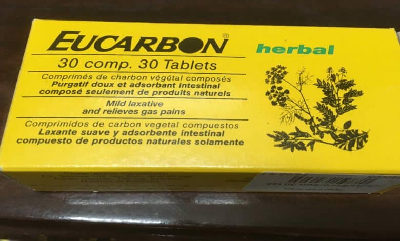 أقراص الفحم اوكاربون Eucarbon دواعي الاستخدام متى يؤخذ كنوزي