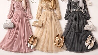 أزياء فساتين محجبات 2027